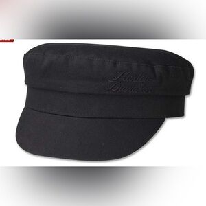 Harley-Davidson® Women's High Spirits Fitted Officer Cap -Black 97770-23VW